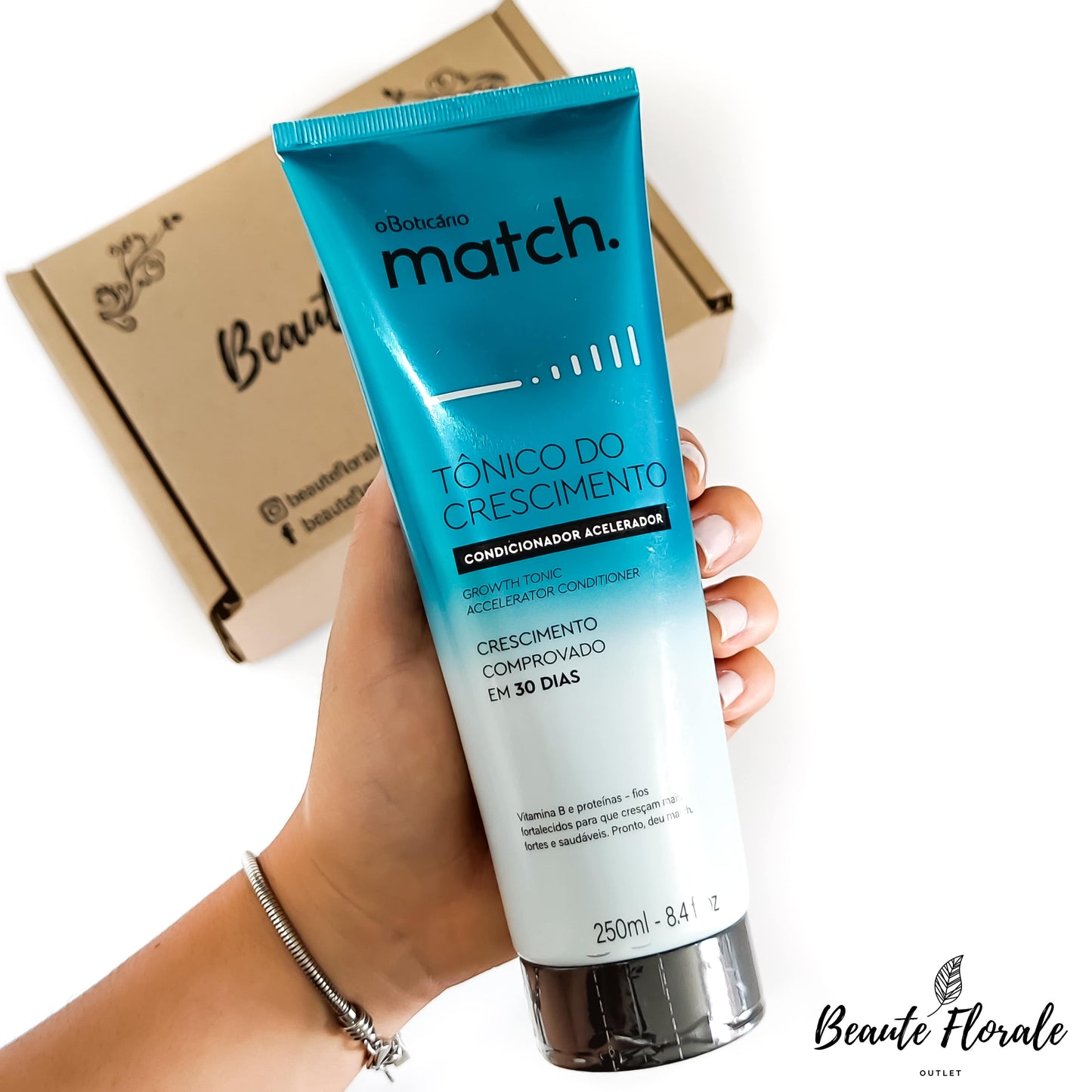 Oboticario Shampoo Match Acondicionador Tónico de Crecimiento