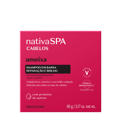 Oboticario Shampoo Solido Ameixa