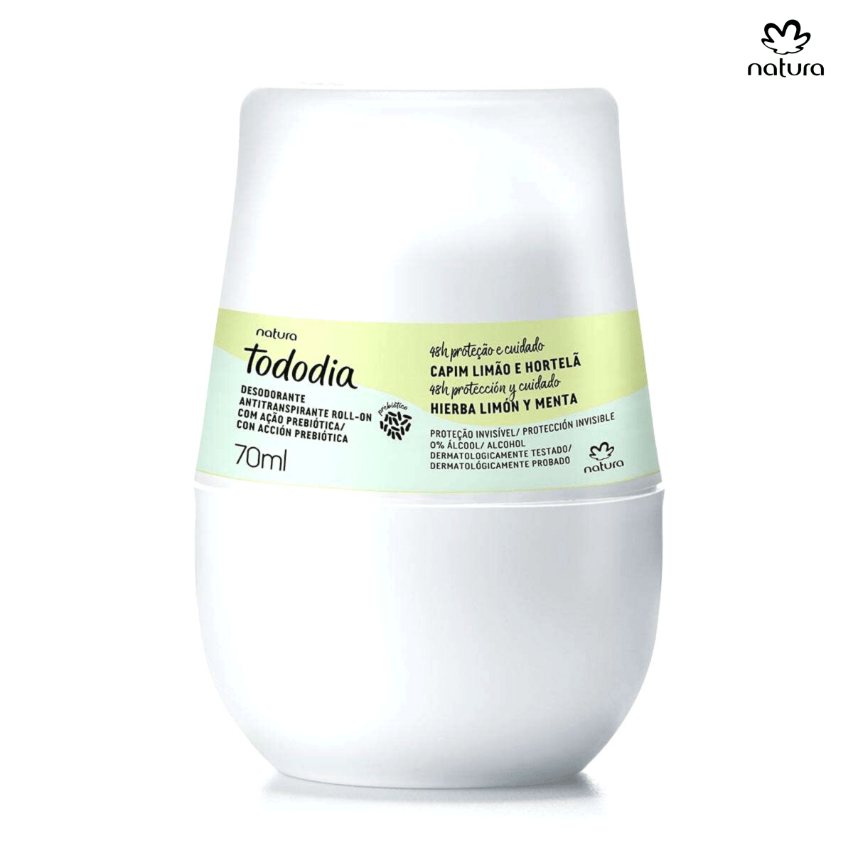 Tododia Desodorante Antitranspirante Roll-on Hierba Limon y Menta - Beaute Florale