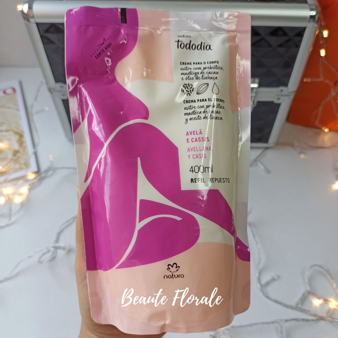 Tododia Repuesto Crema Corporal Avellana y Casis - Beaute Florale
