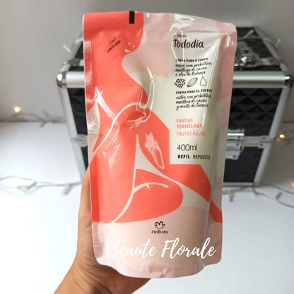Tododia Repuesto Crema Corporal Frutas Rojas - Beaute Florale