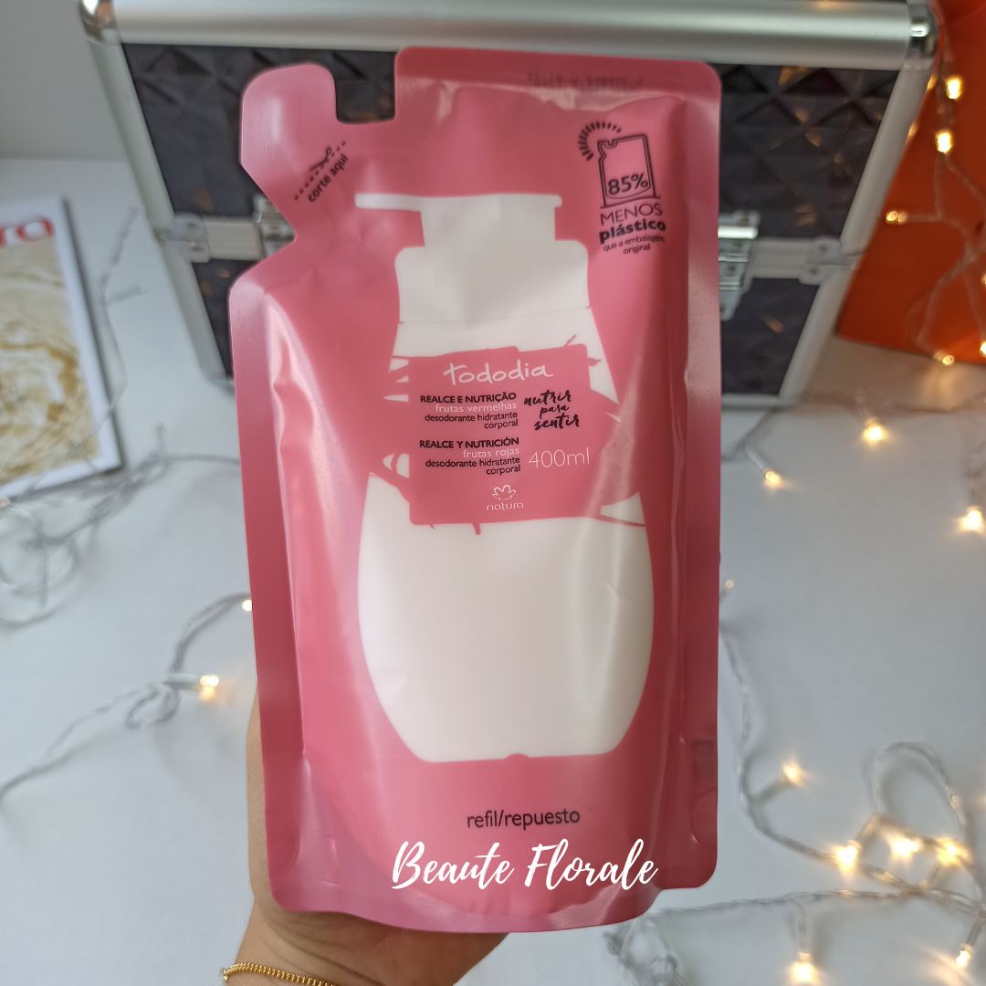 Tododia Repuesto Crema Corporal Frutas Rojas - Beaute Florale